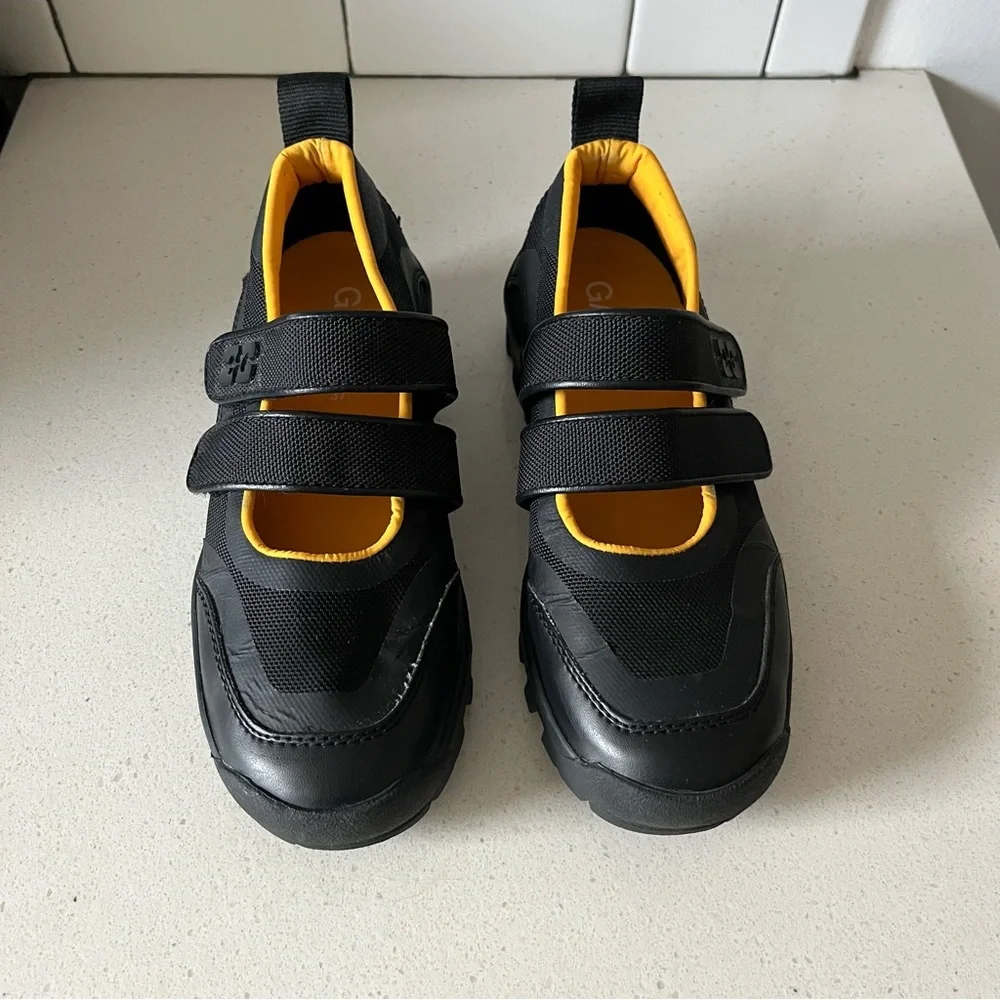 Ganni Vibram Performance Velcro Mary Jane Ballerinas - Picture 4 of 10